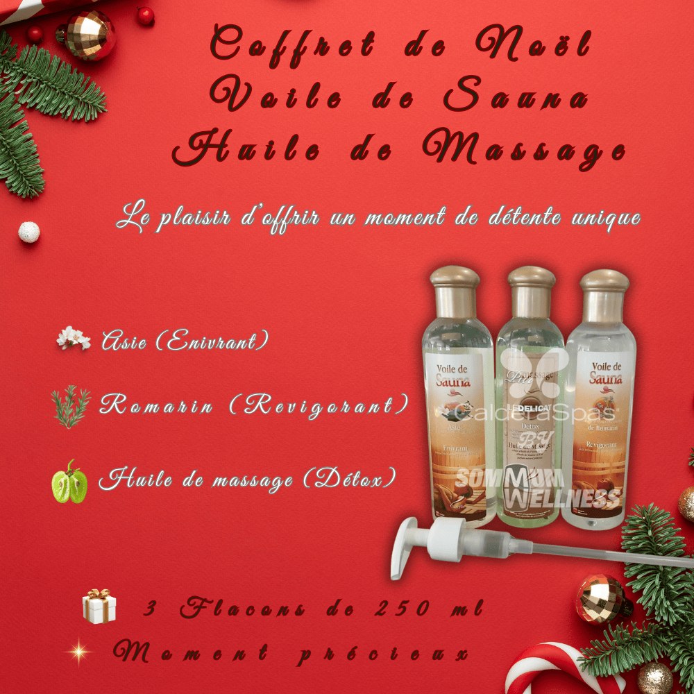 Coffret voile de saun + 1 huile de massage