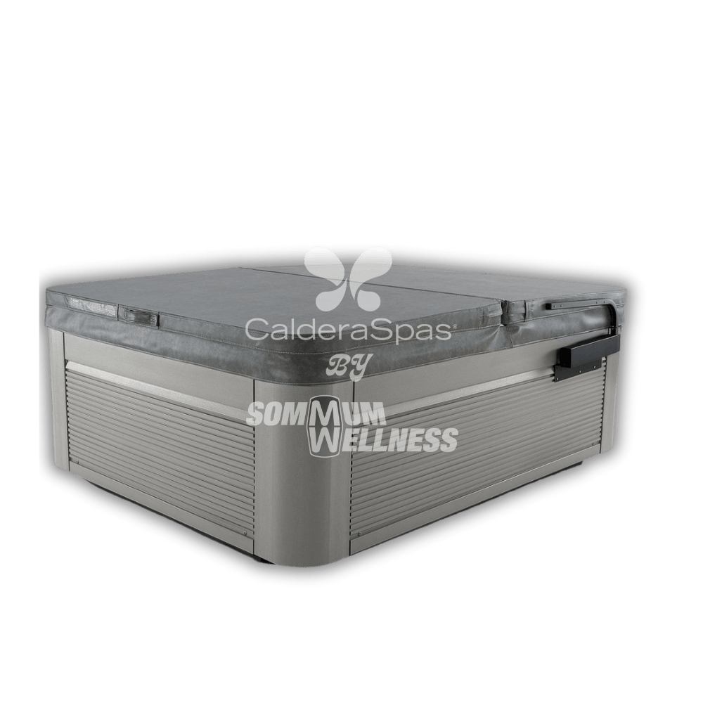 leve couverture spa caldera vue laterale installation