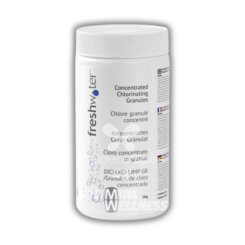 Chlore Granulé FreshWater®️ – Traitement efficace et rapide pour votre spa