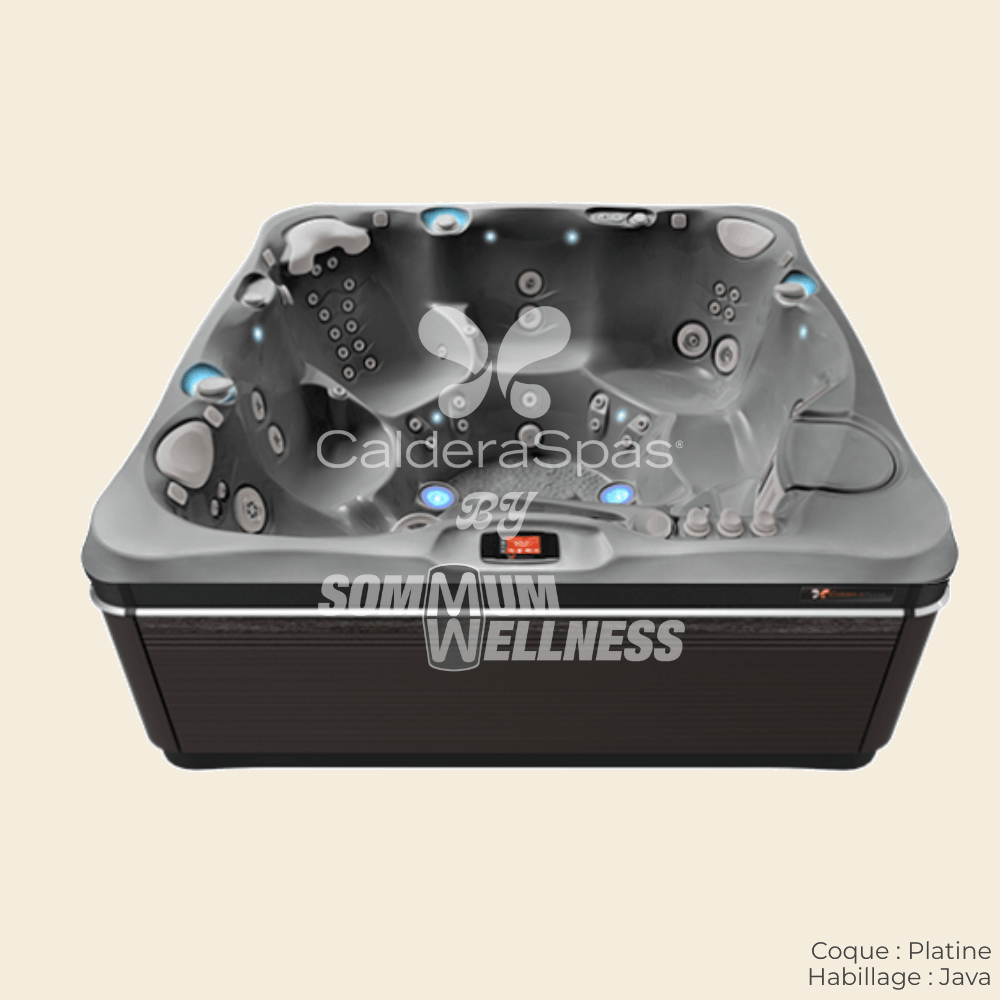spa Caldera Utopia Geneva 6 places coque Platine et habillage Java – spa luxe design contemporain