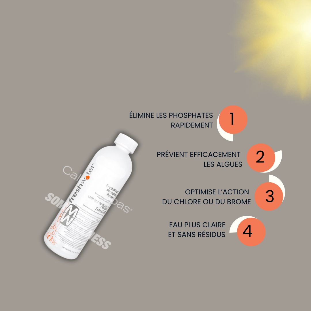 traitement phosphate spa freshwater eau claire stable sans algues