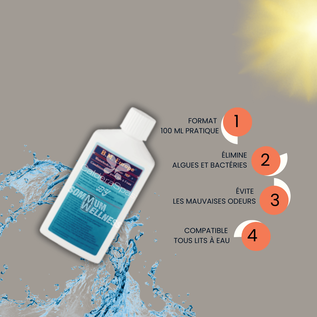 Algicide pour lit à eau – Flacon 100 ml