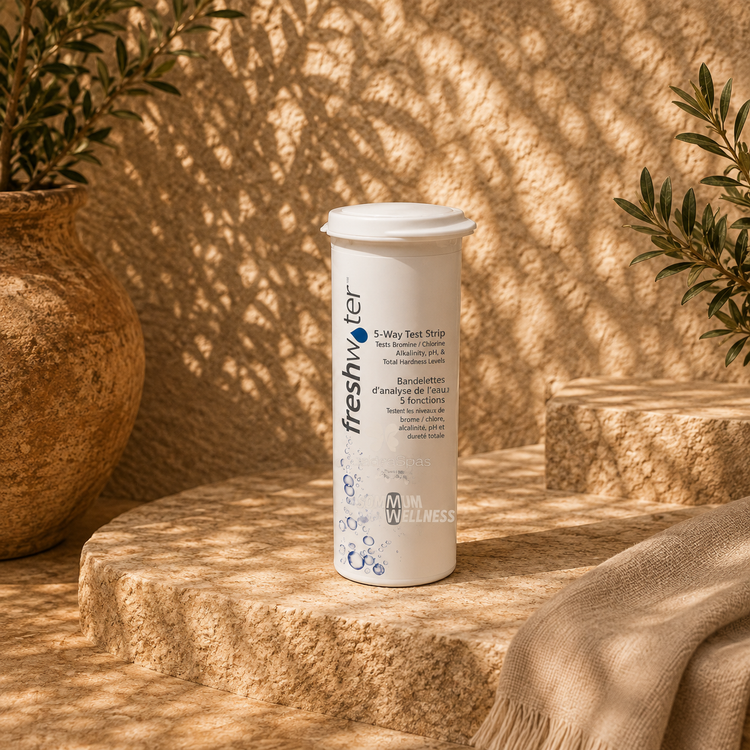 Tester et contrôler l'eau du spa