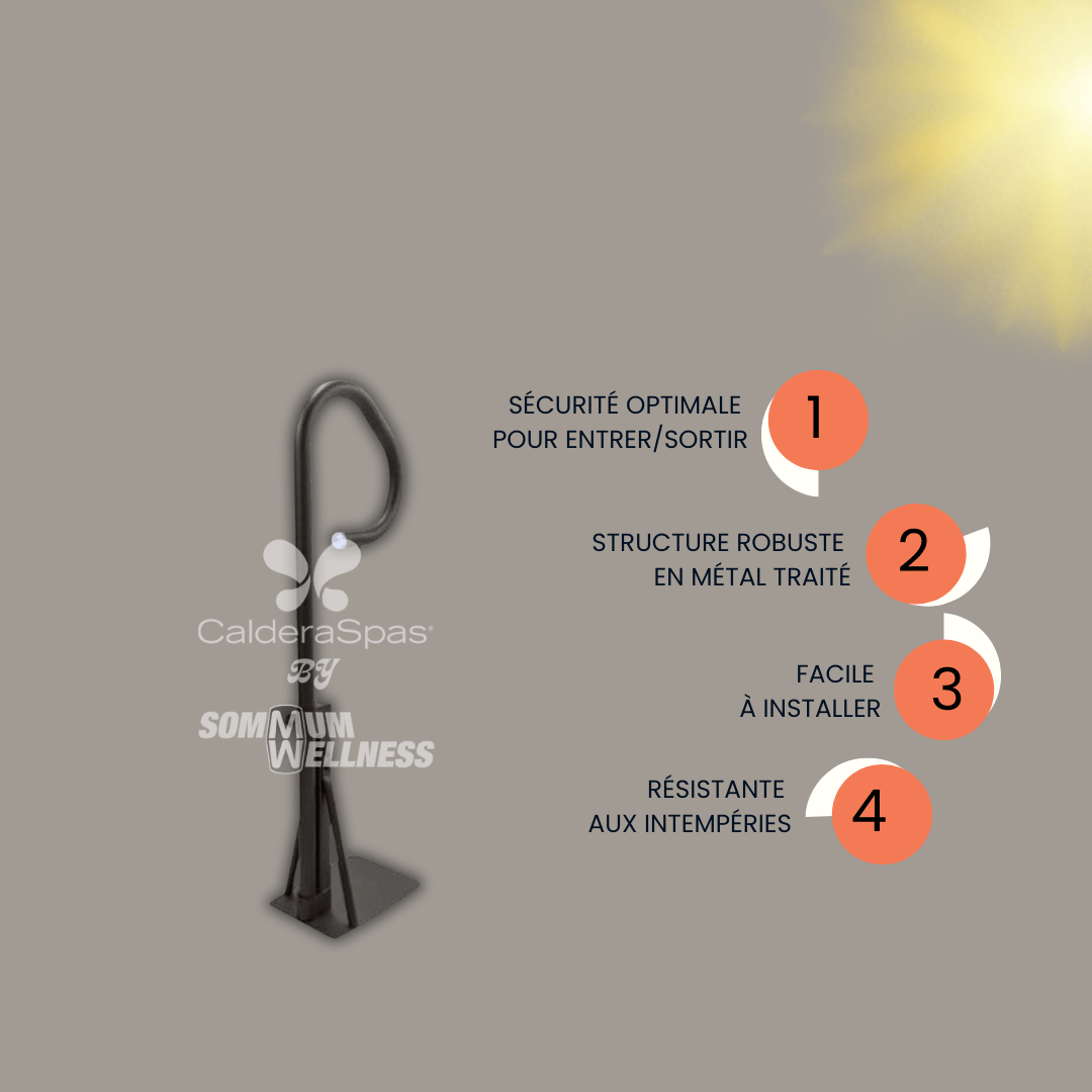 poignee spa caldera stabilite securite acces spa