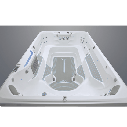 bassin spa de nage R220 avec fond antiderapant zone de nage et securite utilisateur