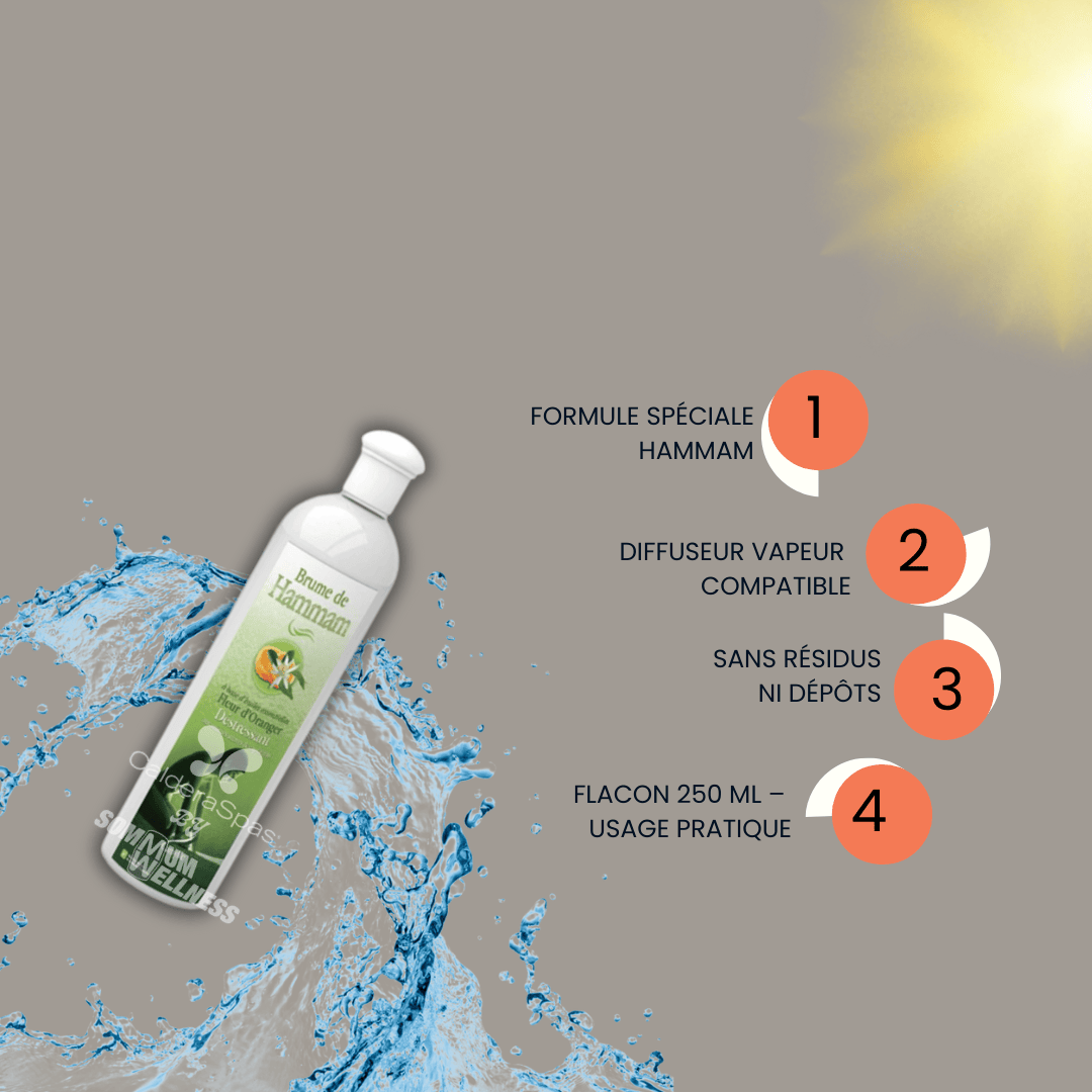Brume de hammam avec avantages produit