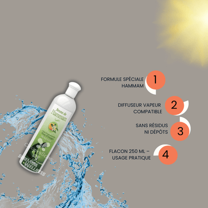 Brume de hammam avec avantages produit
