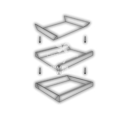 Montage cadre en mousse