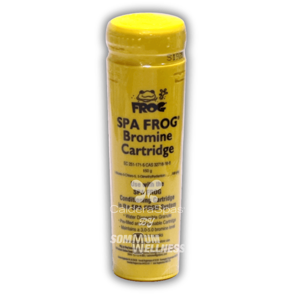 cartouche brome spa frog jaune desinfection spa