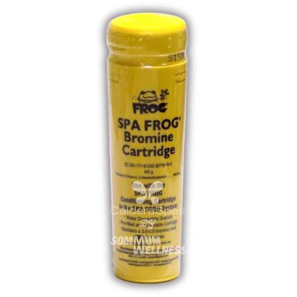cartouche brome spa frog jaune desinfection spa