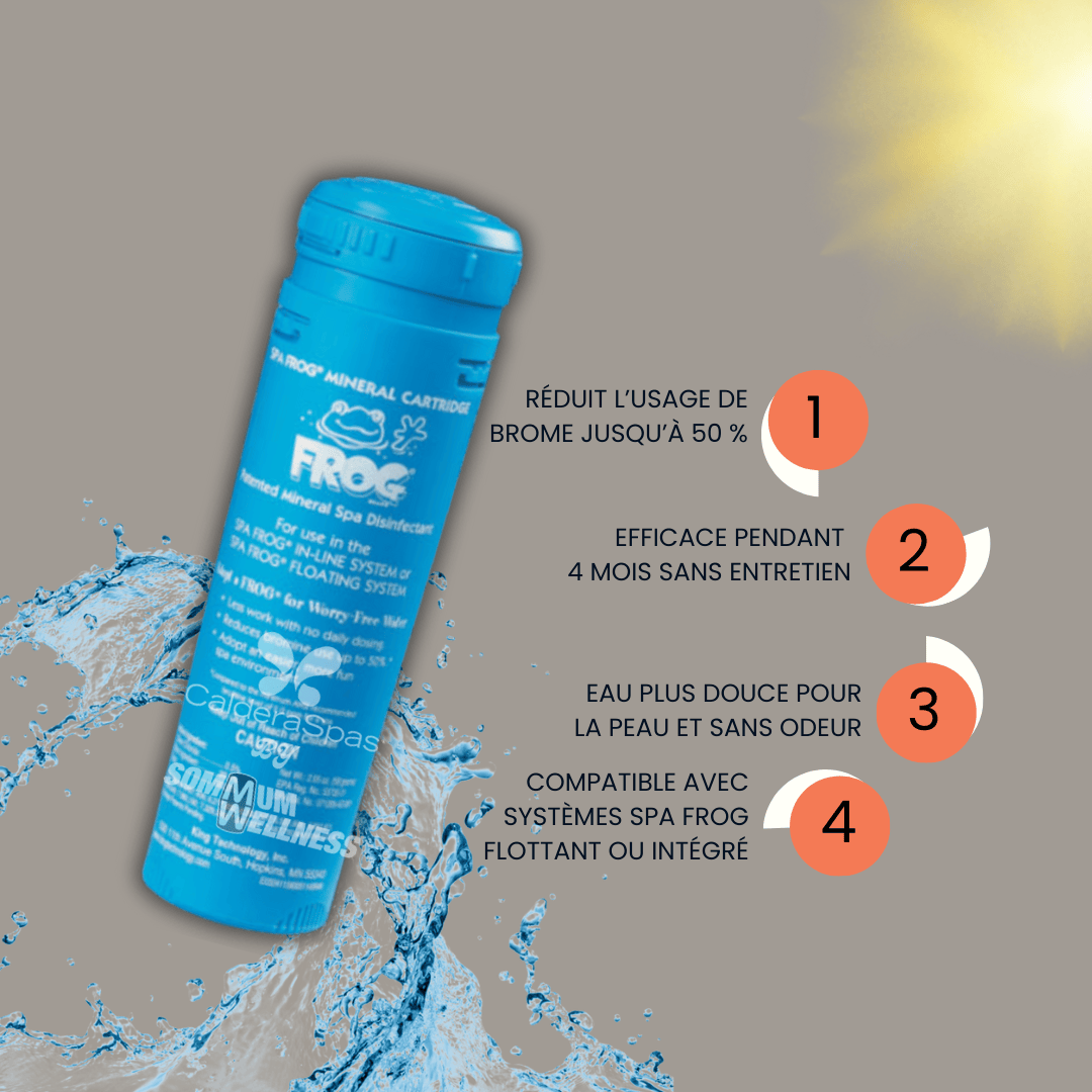 Cartouche frog bleu avec avantages produit