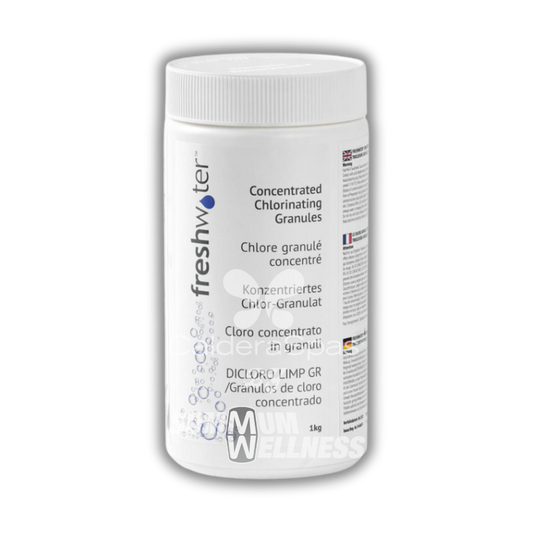 Chlore granulés spa FreshWater désinfection eau spa