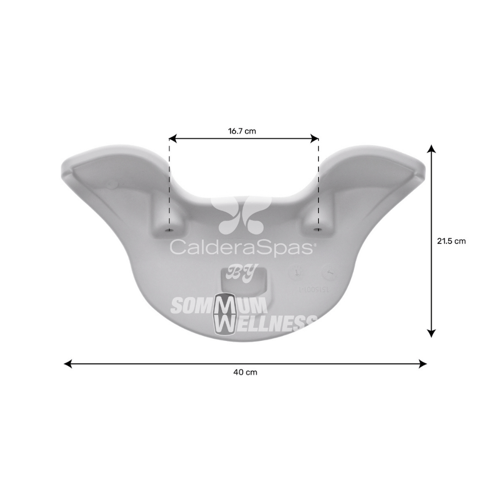 appui tete caldera utopia 77536 dimensions entraxe 167 mm fixation picots