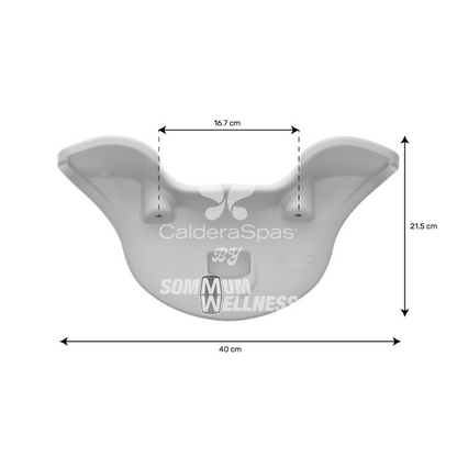 appui tete caldera utopia 77536 dimensions entraxe 167 mm fixation picots