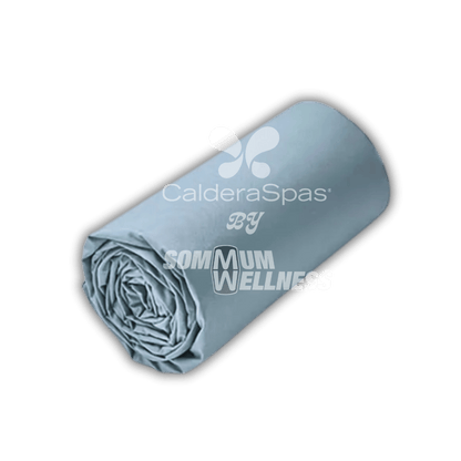 Drap housse bleu givre