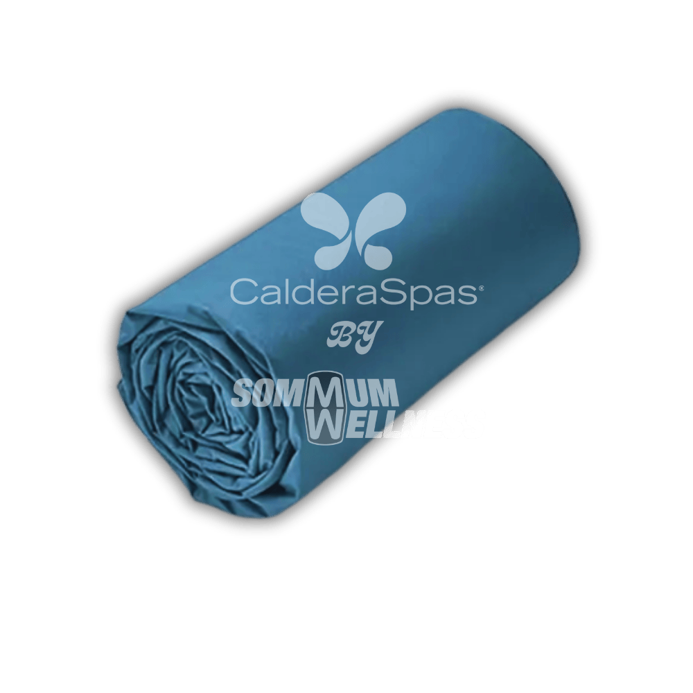 Drap housse bleue vague