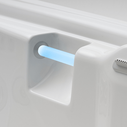 éclairage LED SpaGlo™ du spa Caldera Seychelles créant une ambiance bien-être relaxante