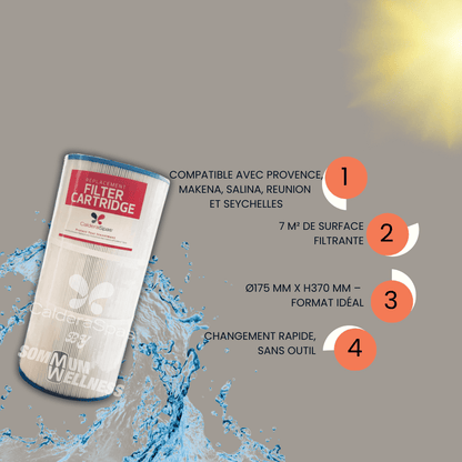Filtre Caldera Spas avec avantages produit