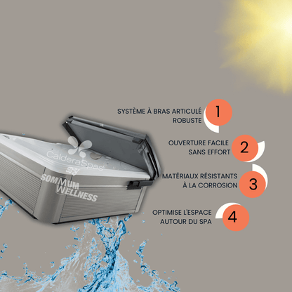 Lève couverture spa avec avantages produit