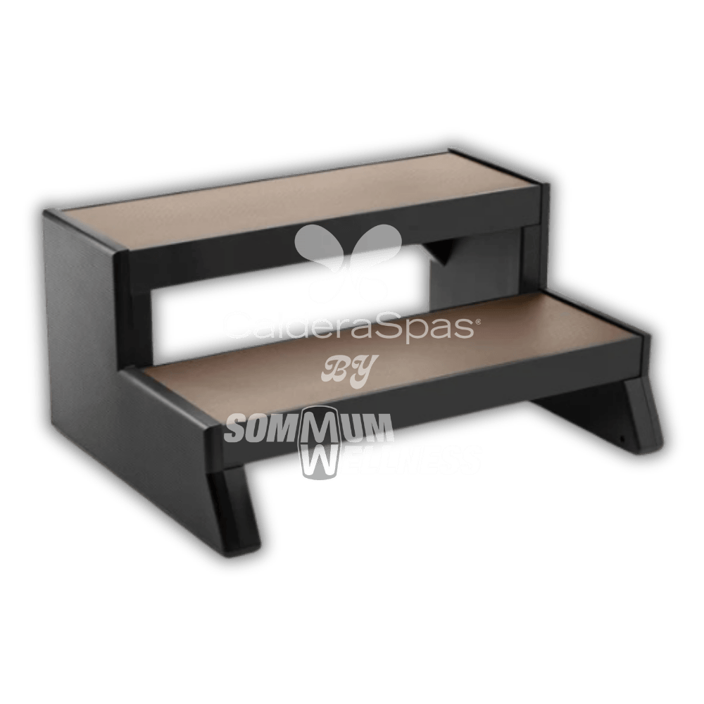 marche spa caldera utopia marron effet bois acces spa