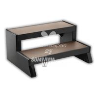 marche spa caldera utopia marron effet bois acces spa