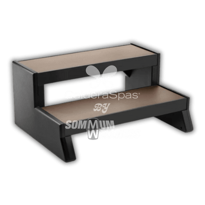 marche spa caldera utopia marron effet bois acces spa