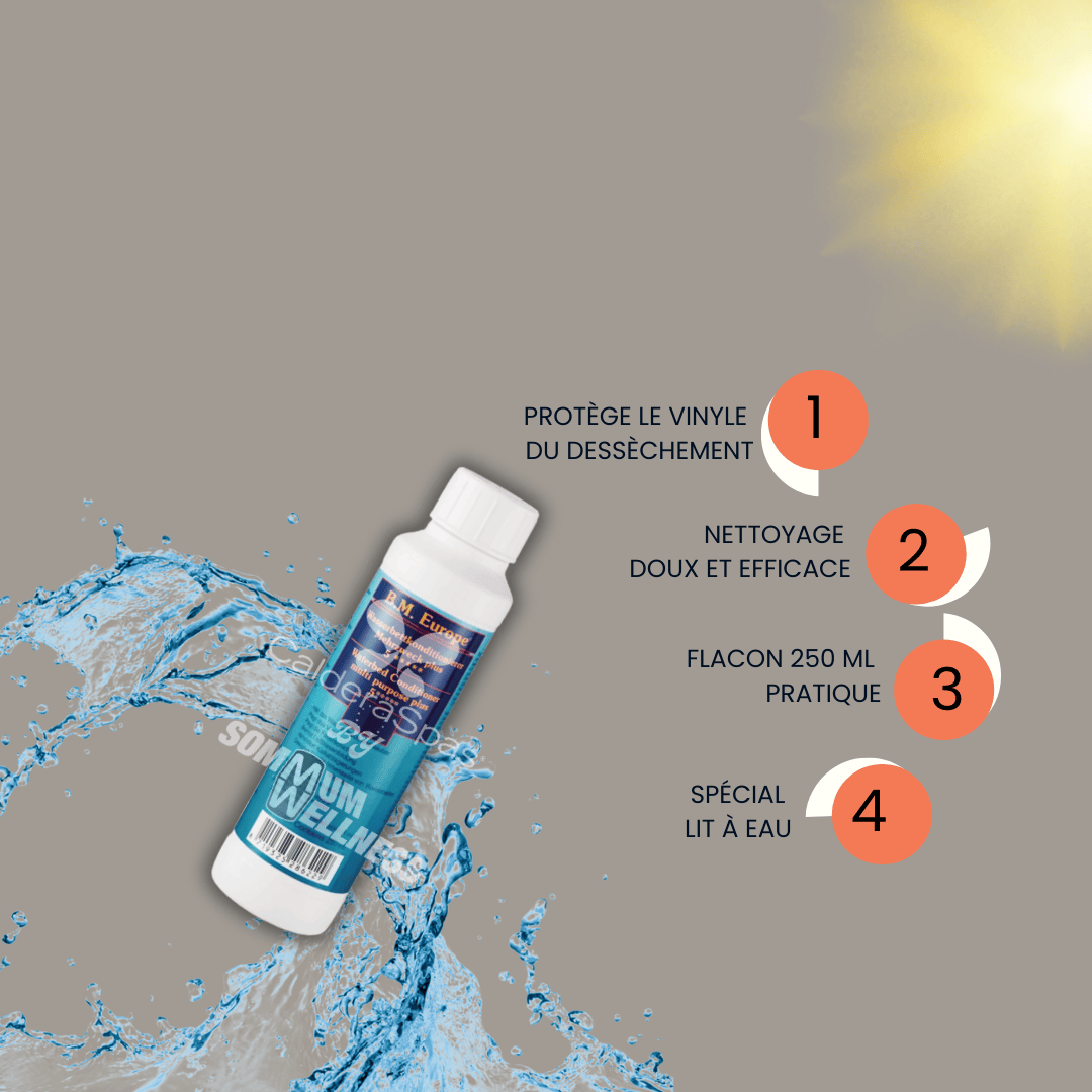 Nettoyant lit à eau avec avantages produit
