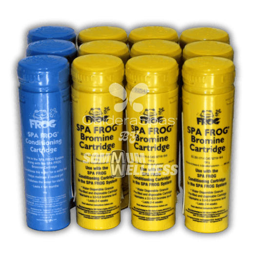 pack spa frog 12 mois 9 brome 3 minerale traitement spa