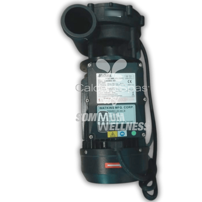 Pompe spa avec étiquette