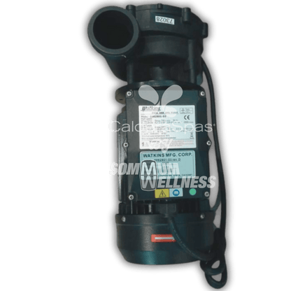 Pompe spa avec étiquette