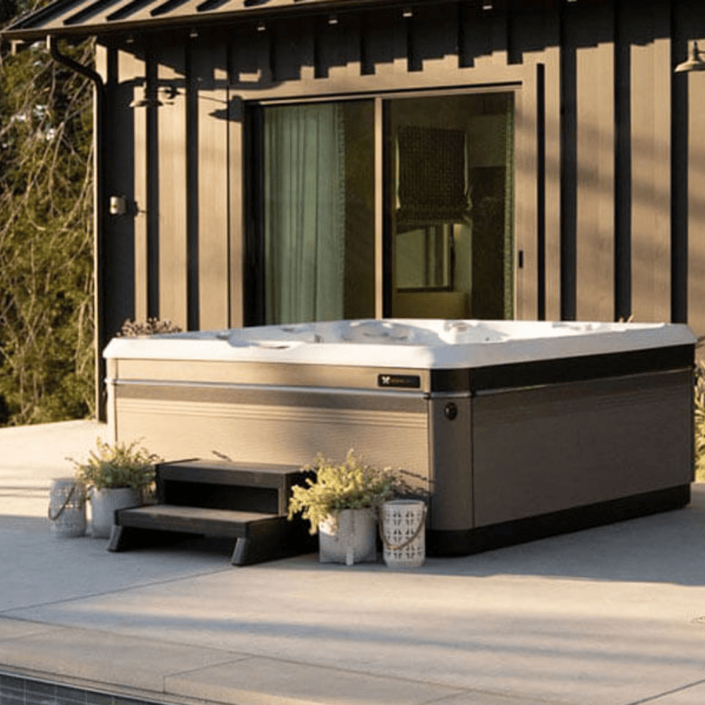 spa Caldera Vacanza Capitolo 5 places installe en terrasse spa exterieur Caldera Spas