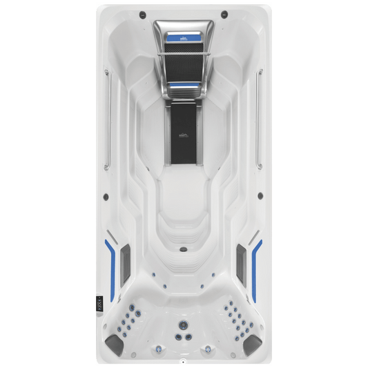 spa de nage Endless Pools E500 équipé du tapis de course aquatique pour entraînement fitness