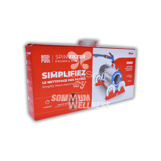 Spin filter dans boite rouge et blanche