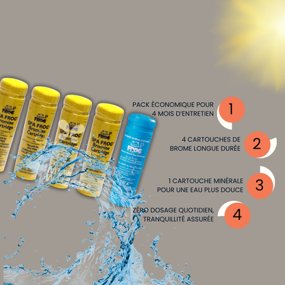 traitement spa spa frog 4 mois eau claire