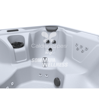 place de massage ergonomique avec jets hydrotherapeutiques du spa caldera bloom 5 places