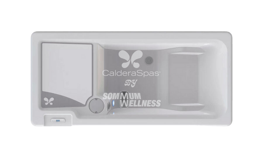 bain froid caldera emerge interieur cuve eau froide vue dessus