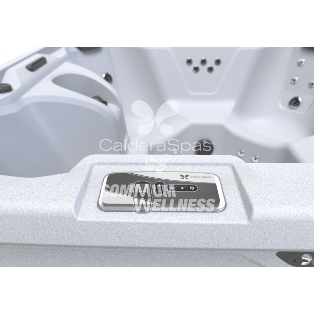 panneau de commande lcd intuitif du spa caldera bloom pour regler facilement la temperature et les fonctions