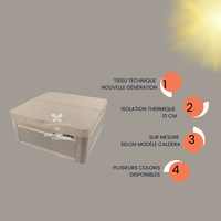 couverture spa caldera isolation protection thermique spa