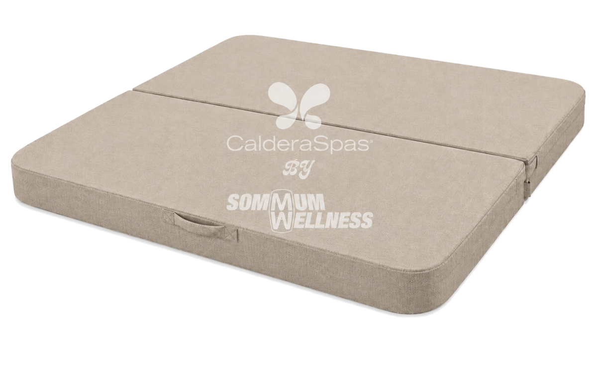 couverture de spa Caldera en tissu isolant, coloris beige