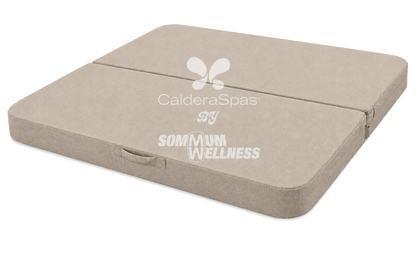 couverture de spa Caldera en tissu isolant, coloris beige