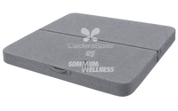 couverture de spa Caldera en tissu isolant, coloris gris clair