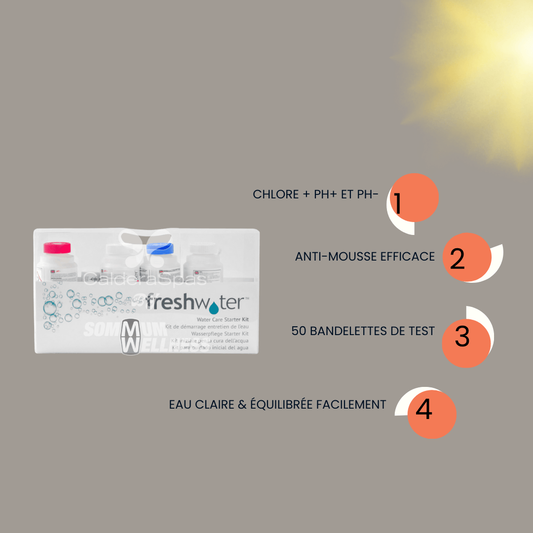 kit entretien spa freshwater eau claire equilibree facile