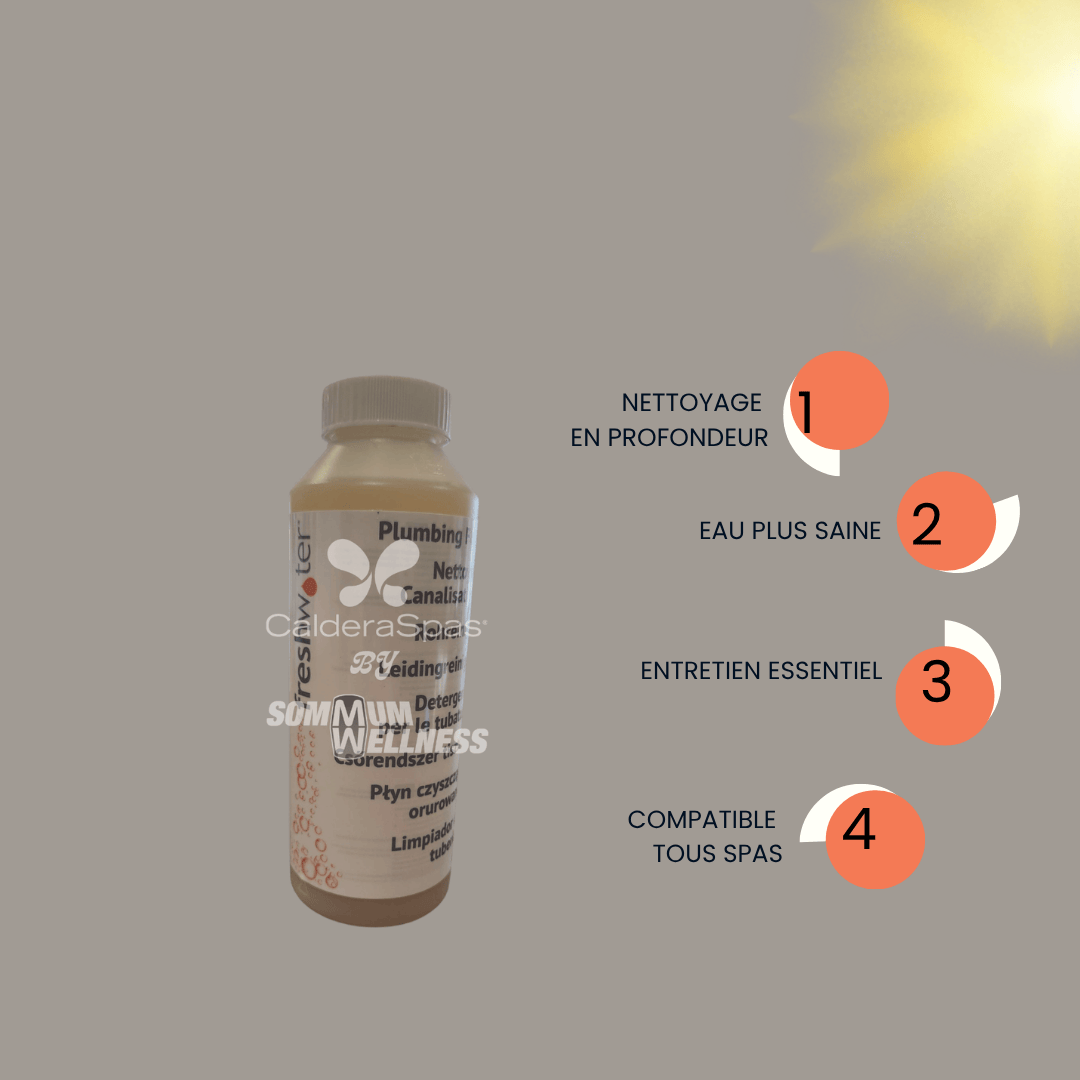 nettoyant canalisations spa avantages eau propre sans biofilm