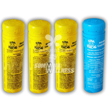 pack spa frog cartouches brome et minerale traitement eau spa