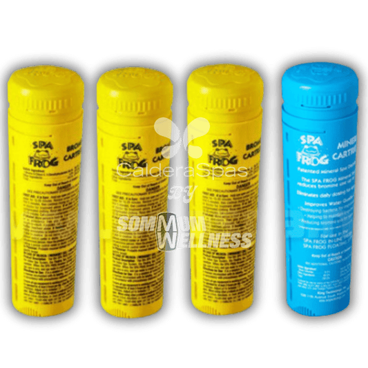 pack spa frog cartouches brome et minerale traitement eau spa