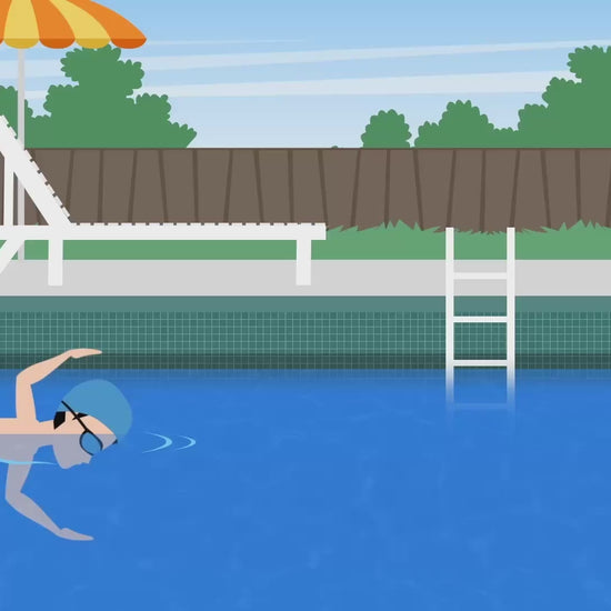 video de presentation du spa de nage Endless Pools Serie E avec nage a contre courant Hydrodrive entrainement aquatique et hydromassage