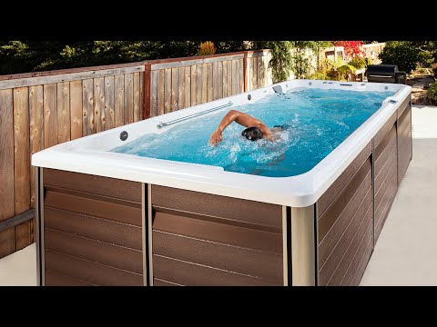 présentation en vidéo du spa de nage Endless Pools R500 avec technologie RecSport, nage et hydromassage