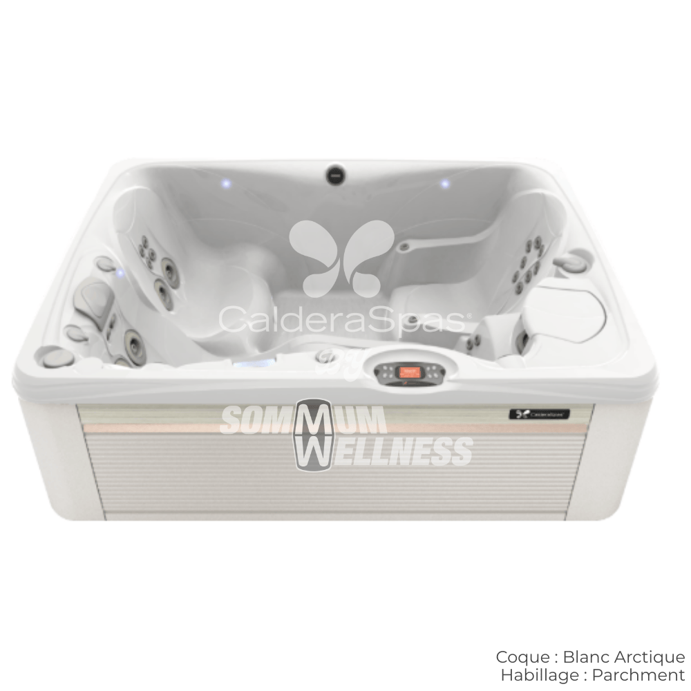 spa Caldera Paradise Kauai coque Blanc Arctique habillage Parchment