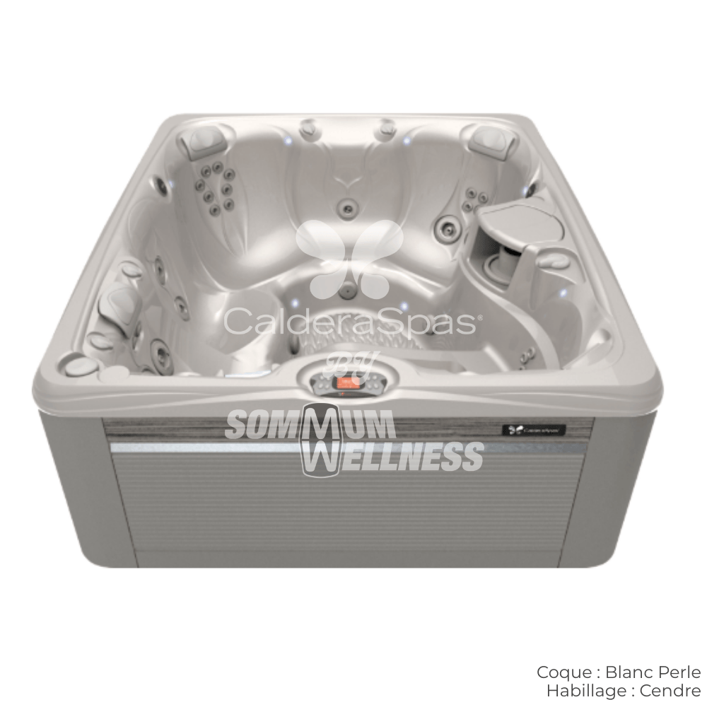 spa Caldera Martinique Blanc Perle habillage Cendre serie Paradise