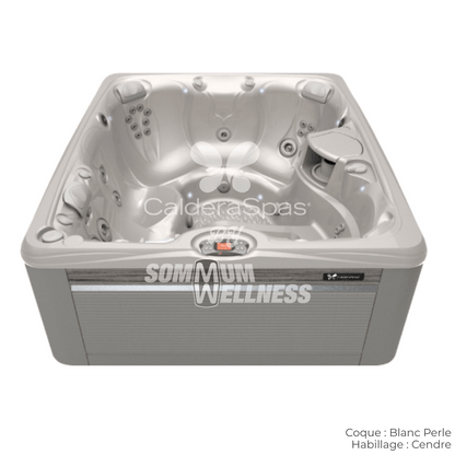 spa Caldera Martinique Blanc Perle habillage Cendre serie Paradise